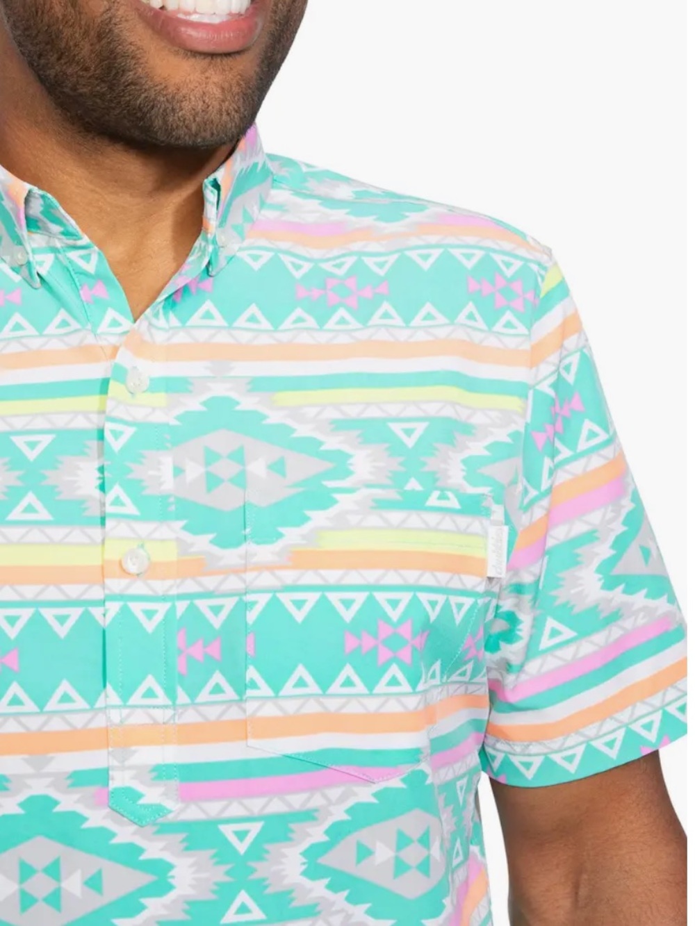 Chubbies The En Fuego Wild Short Sleeve Popover M